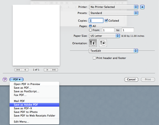 Adobe Postscript Drivers For Mac